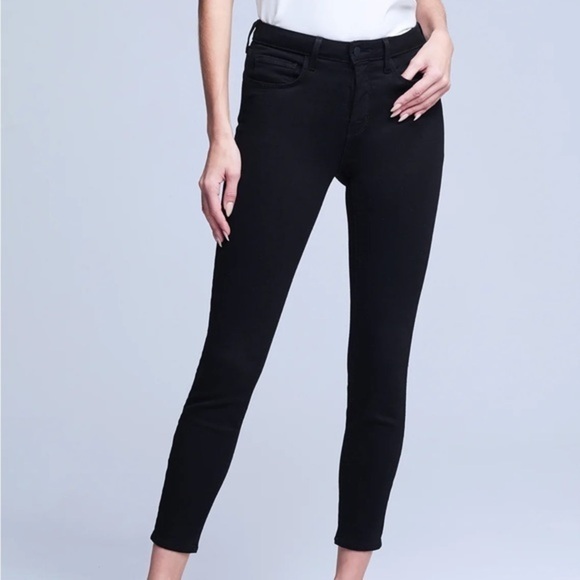 L’Agence • The Margot Skinny High Rise Jeans Noir - Picture 3 of 12
